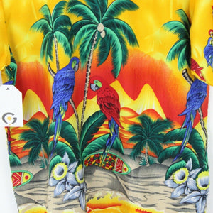 Mens Hawaiian Shirt Multicolour | Medium