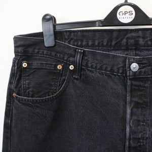 LEVIS 501 Jeans Black Charcoal | W40 L36