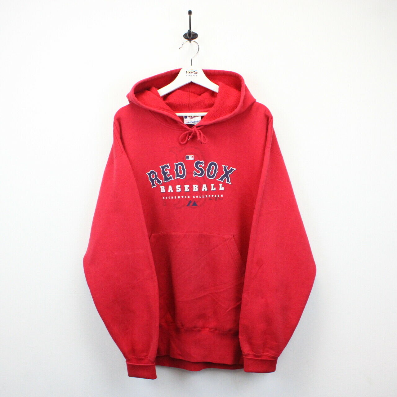 MLB 00s Boston RED SOX Hoodie Red | XL