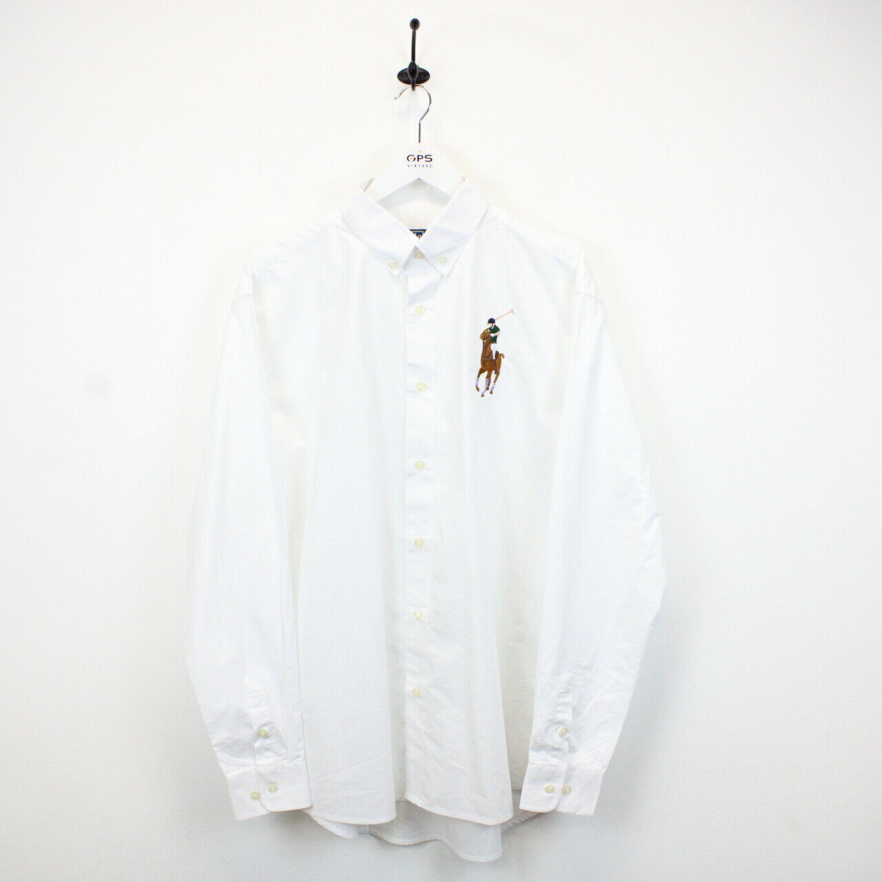 RALPH LAUREN Big Pony Shirt White | XL