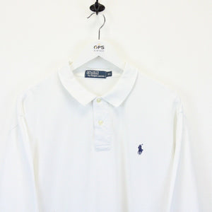 RALPH LAUREN Polo Shirt White | XL