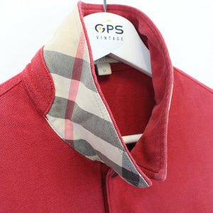 BURBERRY Polo Shirt Red | Medium