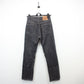 Womens LEVIS 501 Jeans Grey Charcoal | W28 L30