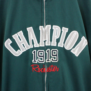 Womens CHAMPION Track Top Green | Small