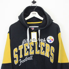 Load image into Gallery viewer, NFL 00s Pittsburgh STEELERS Hoodie Black | Large
