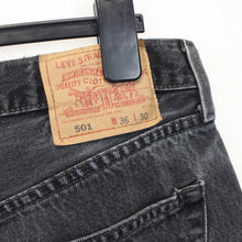 Load image into Gallery viewer, LEVIS 501 Jeans Black Charcoal | W34 L30
