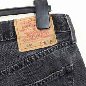 LEVIS 501 Jeans Black Charcoal | W34 L30