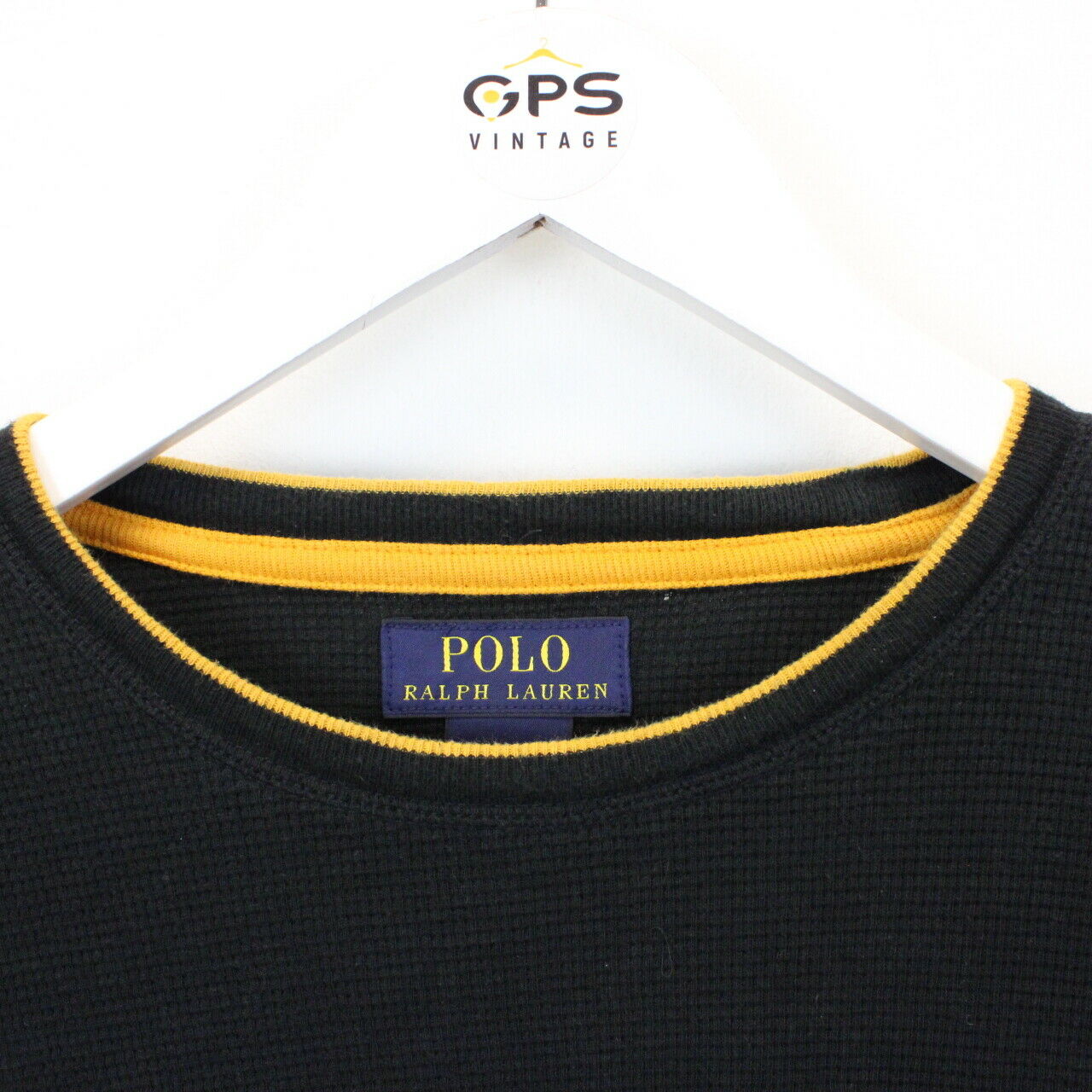 RALPH LAUREN Knit Sweatshirt Black | Medium