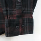 Flannel Plaid Shirt Black | Large