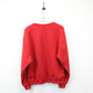 NCAA RUSSELL ATHLETIC 90s Wisconsin BADGERS Sweatshirt Red | Large