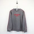 REEBOK 90s Sweatshirt Grey | Small