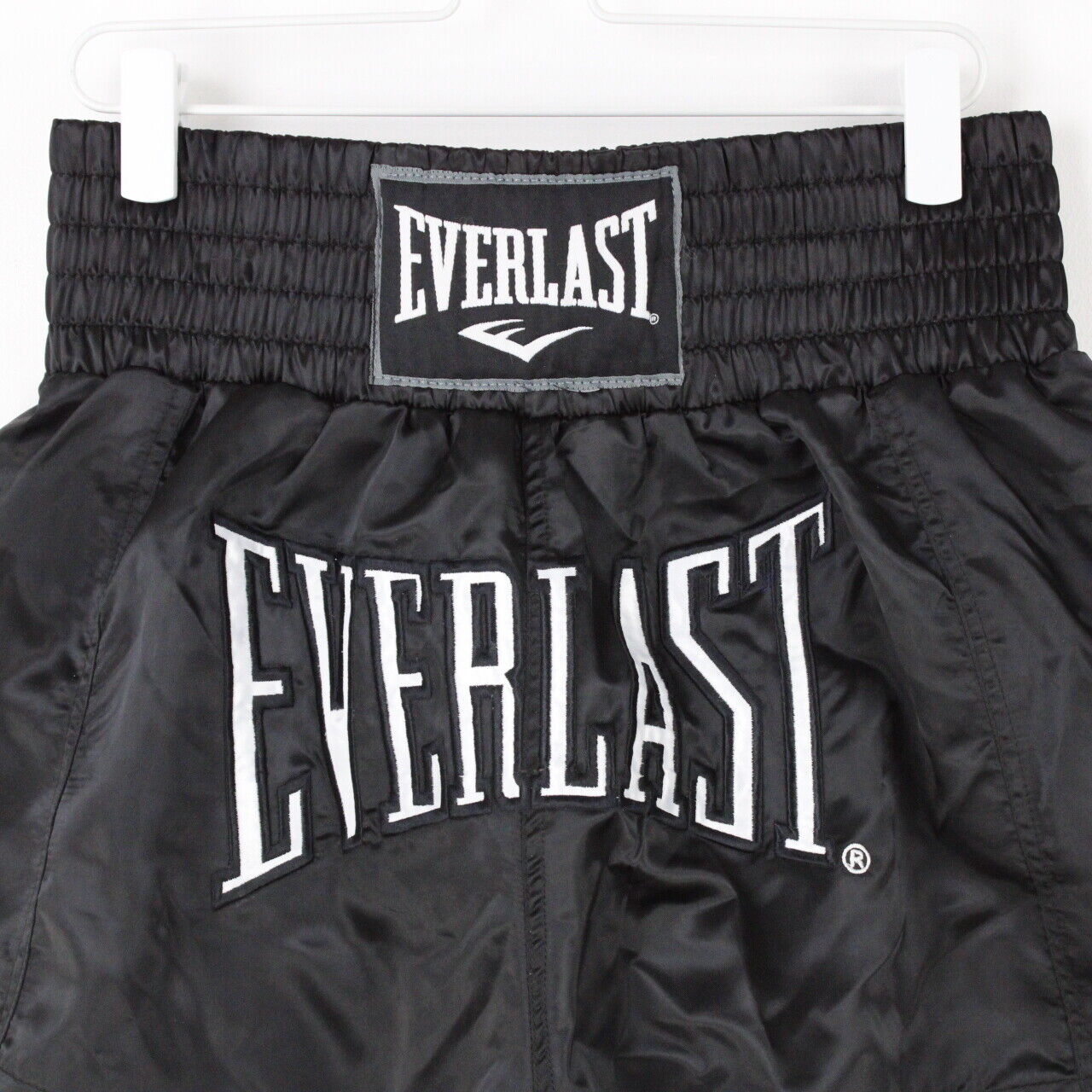 EVERLAST Boxing Shorts Black Large GPS Vintage