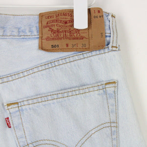 Mens LEVIS 501 Jeans Light Blue | W34 L30