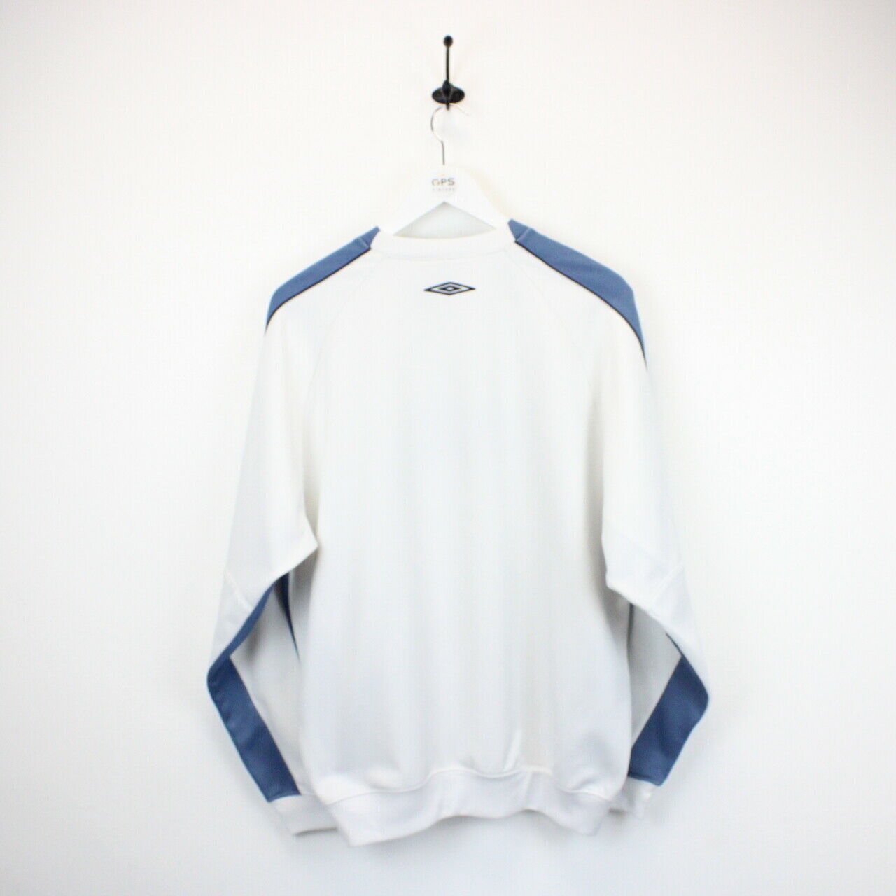 UMBRO 00s Sweatshirt White | Medium