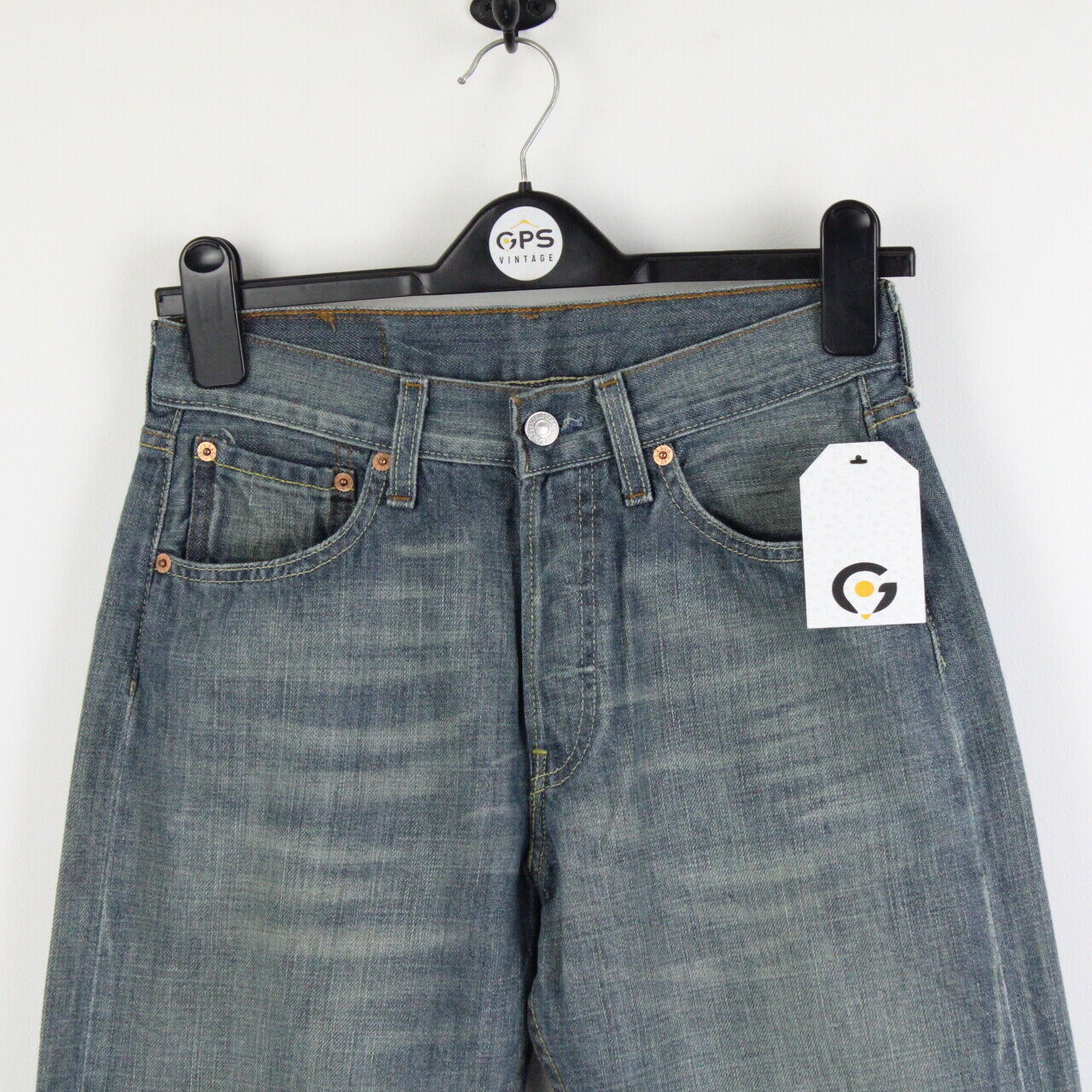 Womens LEVIS 501 Jeans Mid Blue | W28 L30