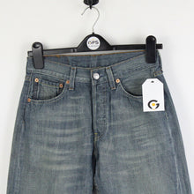Load image into Gallery viewer, Womens LEVIS 501 Jeans Mid Blue | W28 L30
