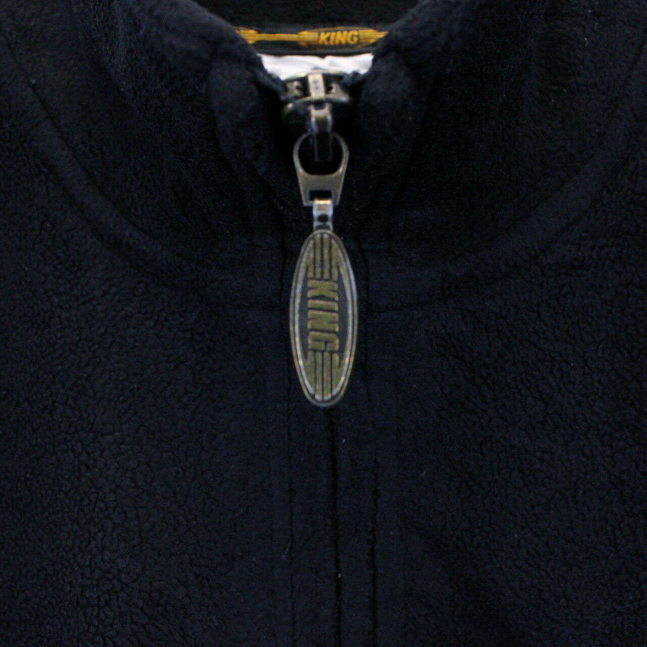 PUMA KING 90s 1/4 Zip Fleece Black | Medium