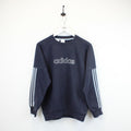 ADIDAS 00s Sweatshirt Navy Blue | Small