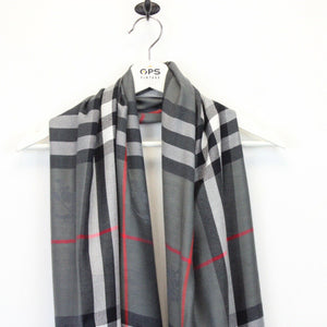Womens BURBERRY Nova Check Scarf | Grey