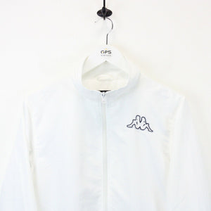 Womens KAPPA 00s Track Top White | Medium