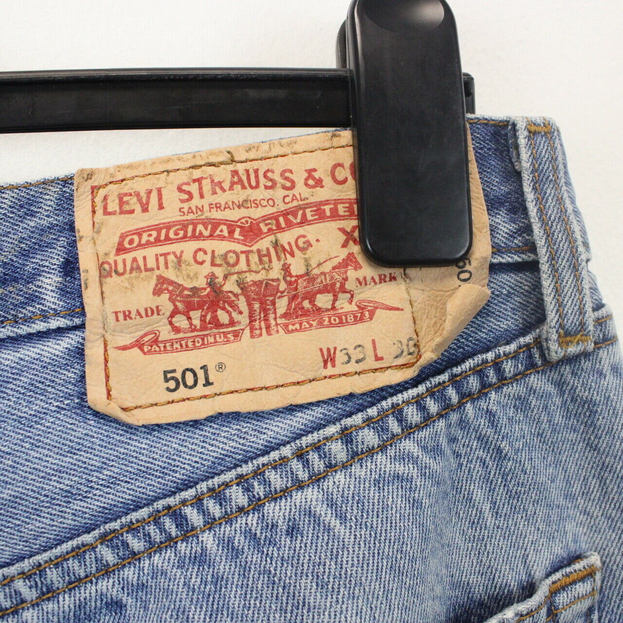 LEVIS 501 Jeans Light Blue | W33 L30