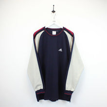 Load image into Gallery viewer, ADIDAS 00s Sweatshirt Navy Blue | XL

