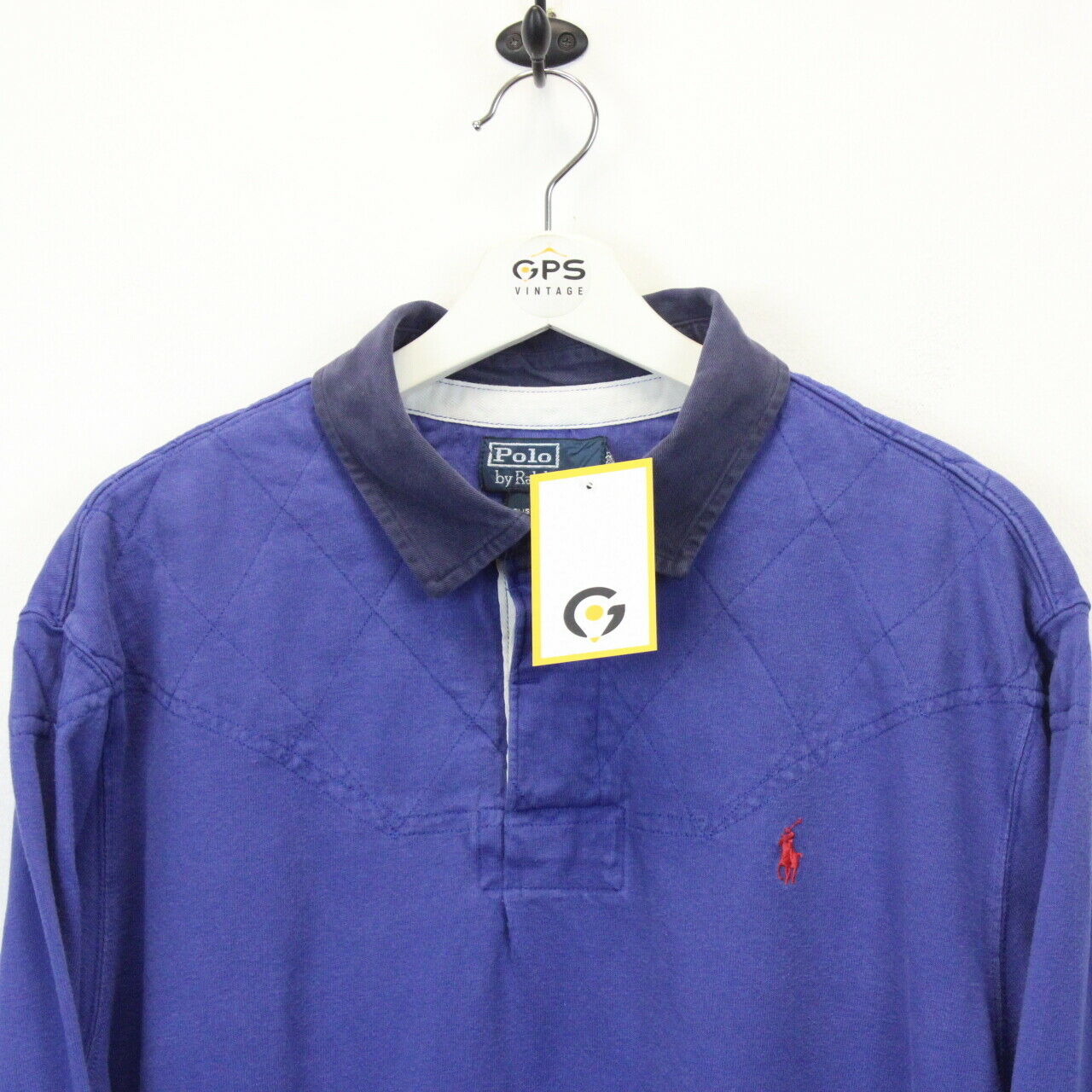RALPH LAUREN 00s Polo Shirt Blue | XL