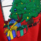 90s Christmas Sweatshirt Red | Large