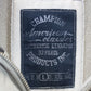 CHAMPION 1/4 Zip Sweatshirt Beige | Large