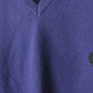Vintage FRED PERRY Knit Sweatshirt Purple | Small