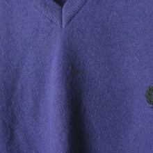 Load image into Gallery viewer, Vintage FRED PERRY Knit Sweatshirt Purple | Small
