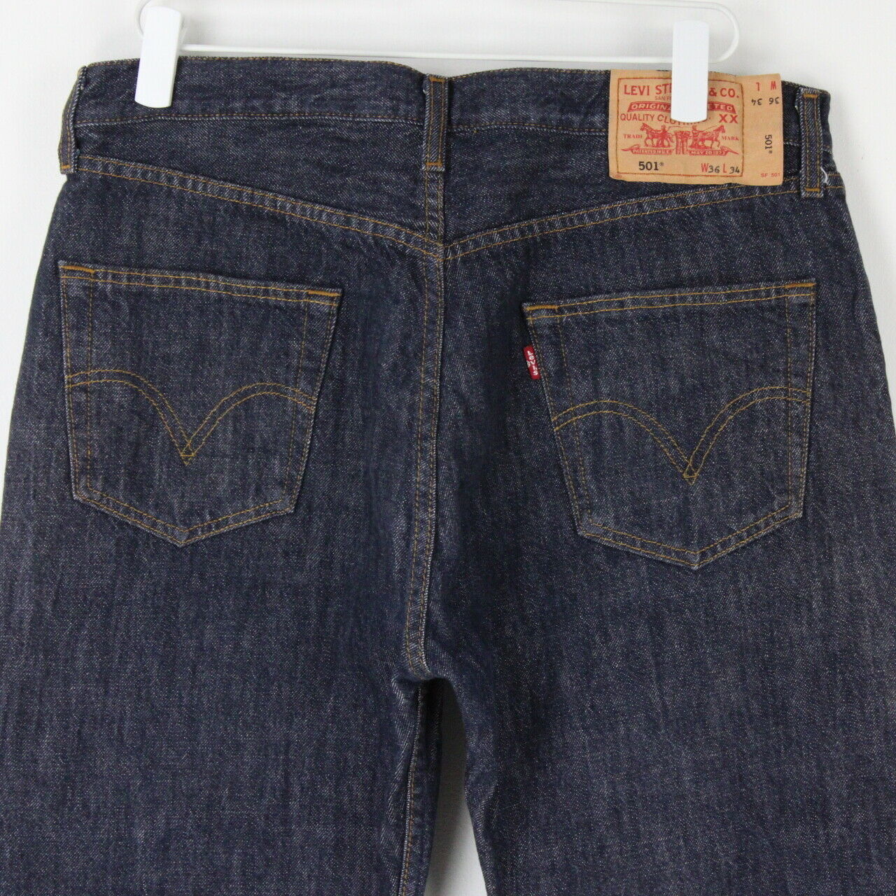 Mens LEVIS 501 Jeans Indigo | W36 L34