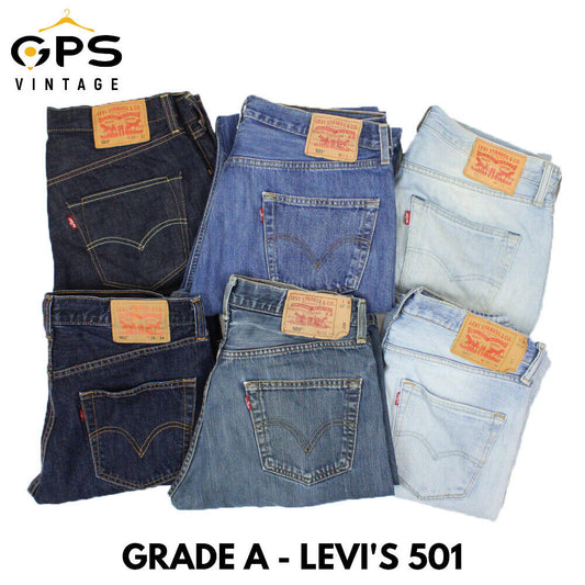 LEVIS 501 Jeans Grade A | Light Mid Dark Blue