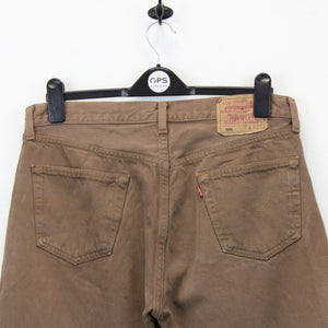 Womens LEVIS 501 Jeans Brown | W36 L32