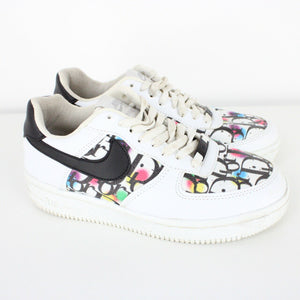Womens NIKE AIR FORCE 1 DIOR Trainers White | UK 6