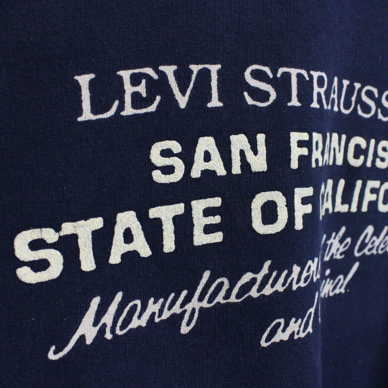 LEVIS 90s Sweatshirt Navy Blue | XL
