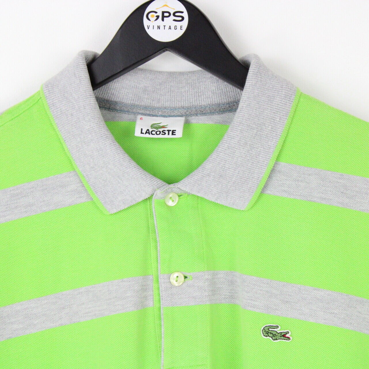 Mens LACOSTE Polo Shirt Green | XL