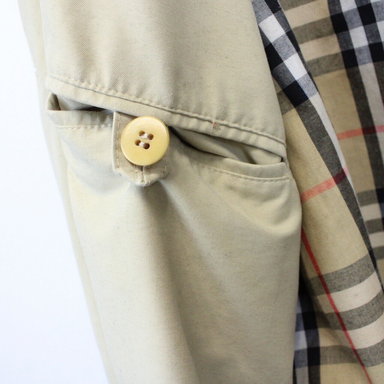 Womens BURBERRYS 90s Mac Trench Coat Beige | Large