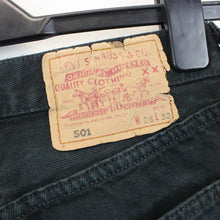 Load image into Gallery viewer, Womens LEVIS 501 Jeans Black | W26 L32
