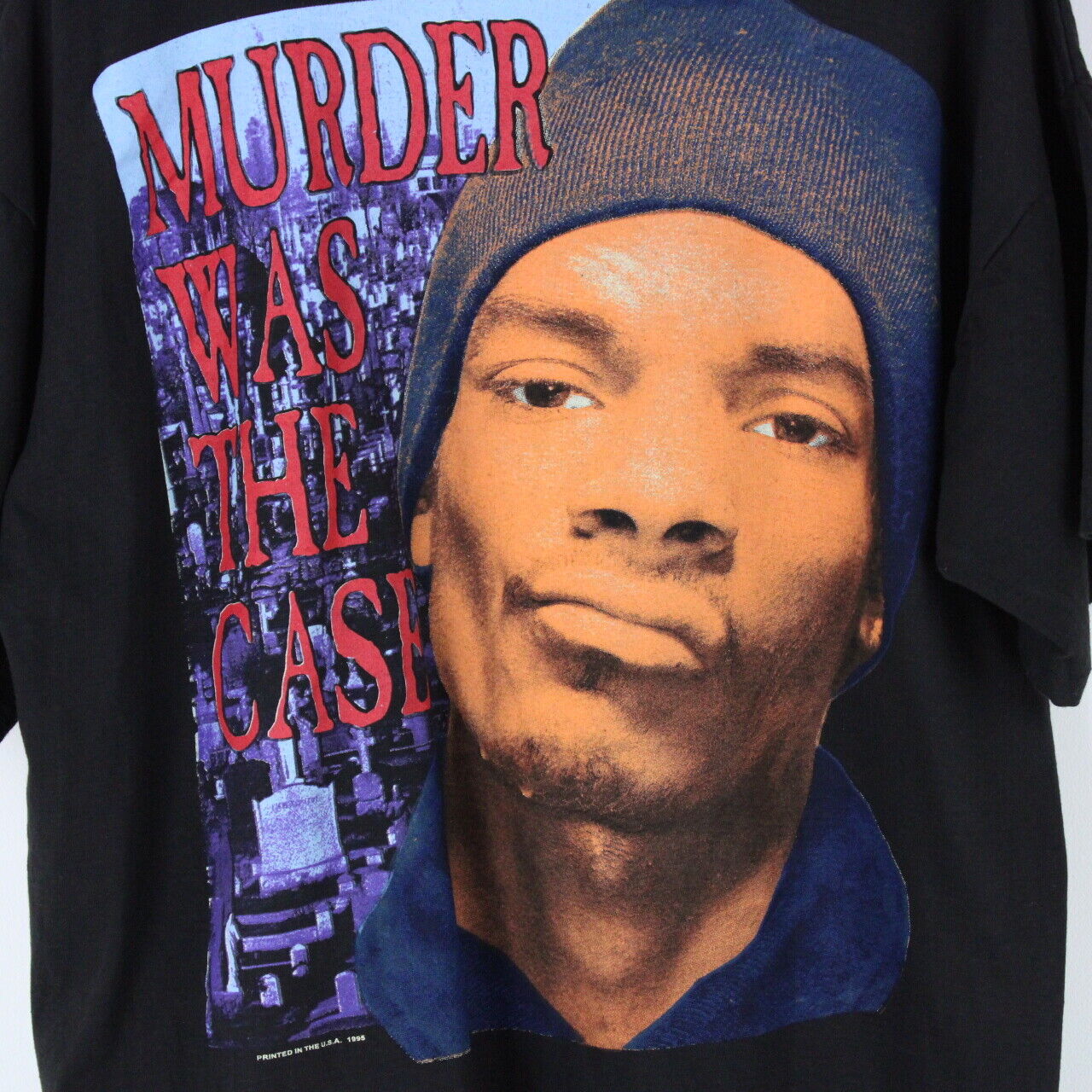 SNOOP DOGG 1995 T-Shirt Murder Was The Case Black | XL
