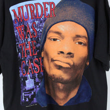 Load image into Gallery viewer, SNOOP DOGG 1995 T-Shirt Murder Was The Case Black | XL
