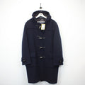 BURBERRYS 90s Wool Duffle Coat Navy Blue | Large