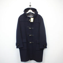 Load image into Gallery viewer, BURBERRYS 90s Wool Duffle Coat Navy Blue | Large
