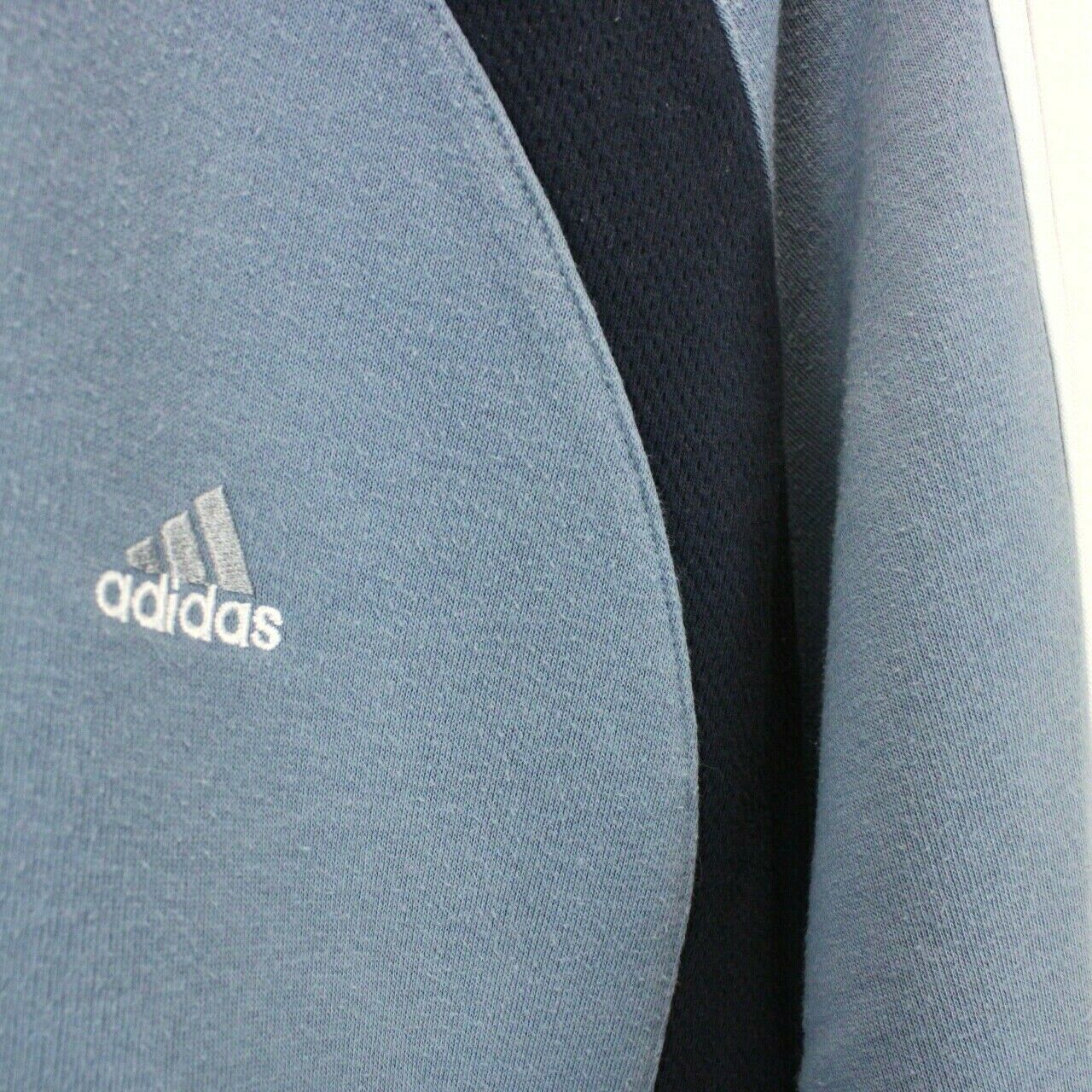 ADIDAS 00s Sweatshirt Blue | Large