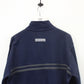 NIKE 00s 1/4 Zip Sweatshirt Navy Blue | Large