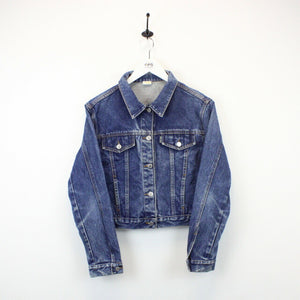 Womens 90s Denim Jacket Blue | Small