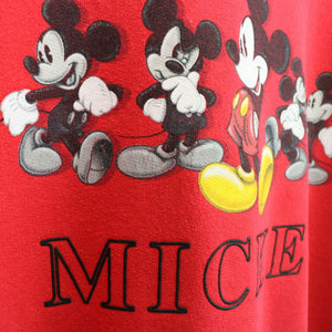 DISNEY 90s Sweatshirt Red | Medium