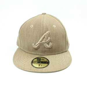 MLB Atlanta BRAVES Hat Beige | 7 3/8