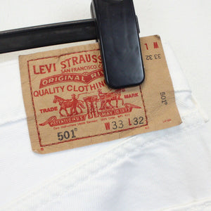 LEVIS 501 Jeans White | W33 L32