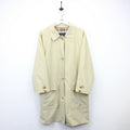 Womens BURBERRYS 90s Mac Trench Coat Beige | Large
